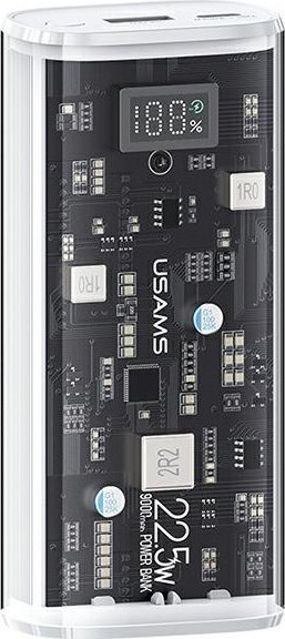 Powerbank Usams USA913, 9000mAh, karikim i shpejtë, e bardhë