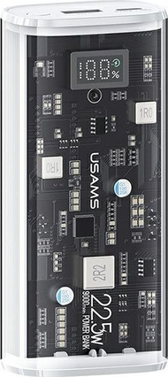 Powerbank Usams USA913, 9000mAh, karikim i shpejtë, e bardhë