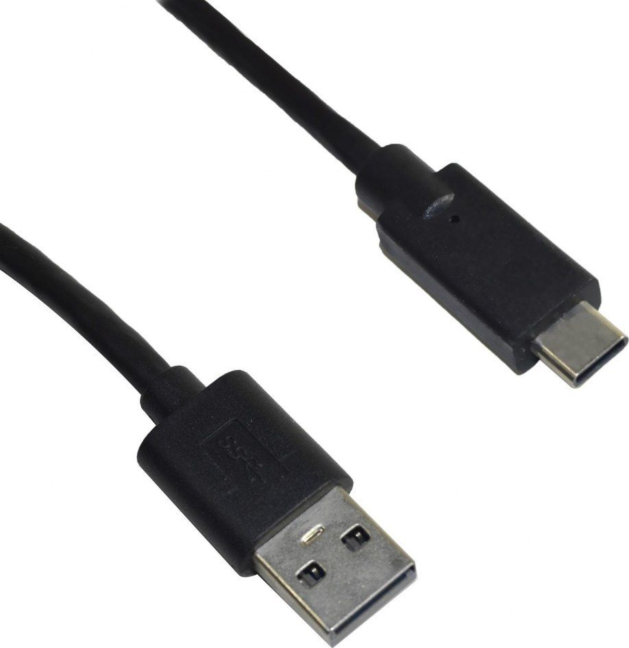 Kabllo Msonic USB-A	- USB-C, 1m, e zezë 