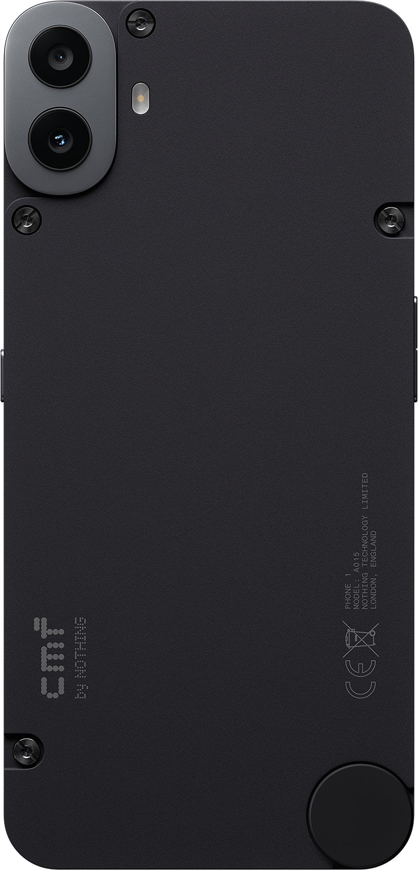 Телефон Nothing CMF Phone 1, екран 6.67" Super AMOLED 120Hz, 5G, црн