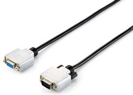 Kabllo Equip (118855), D-Sub (VGA) - D-Sub (VGA) 15m, e zezë / bardhë