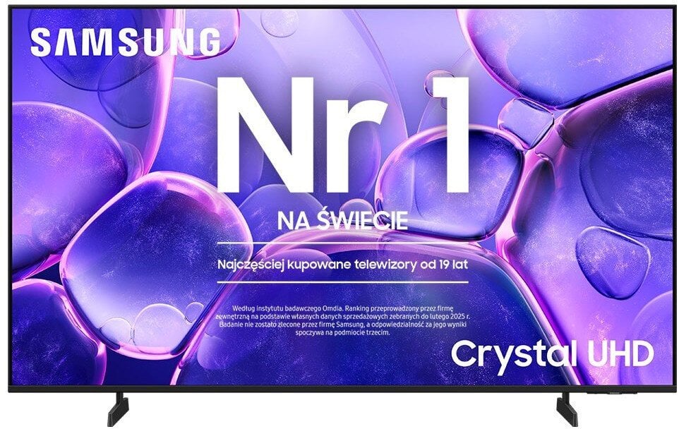 Телевизор Samsung Crystal UHD, 55\", 4K Smart, црн