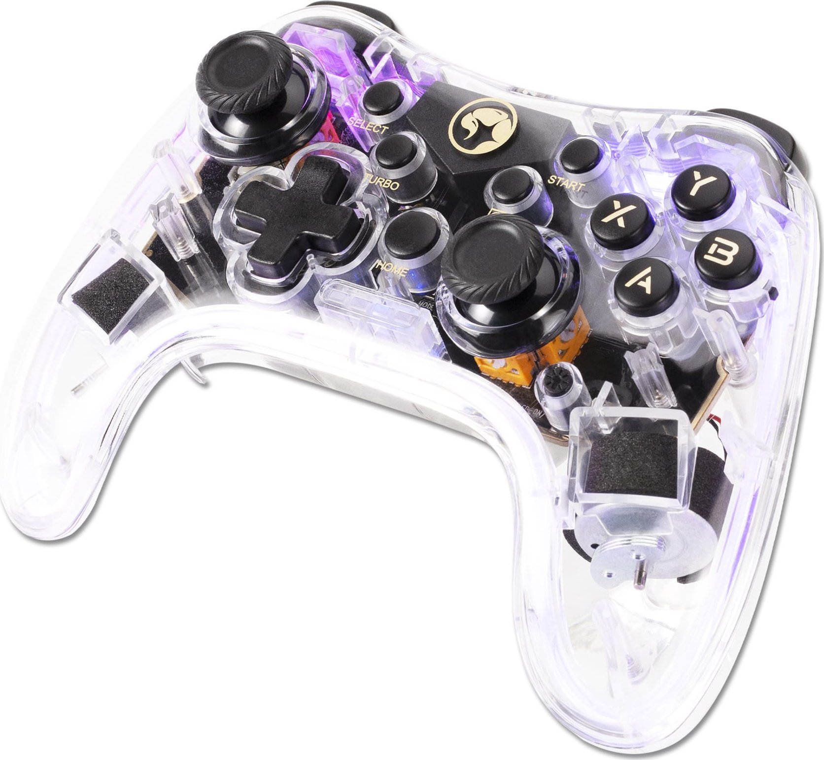 Гејмпад Marvo GHOST 40, безжичен, 17 копчиња, проѕирен