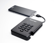 Портабилен SSD iStorage DiskAshur PRO2, 1TB, USB 3.1, црн