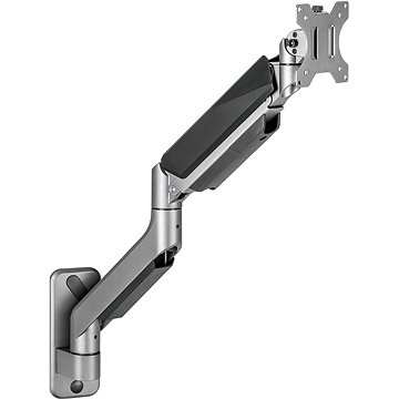 Mbajtës muri për monitor AlzaErgo Arm S50S, sistem me sustë gazi, rregullim lartësie, i zi