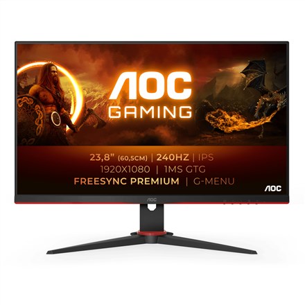 Monitor AOC G2 24G2ZE/BK, 23.8", Full HD, 240Hz, i zi