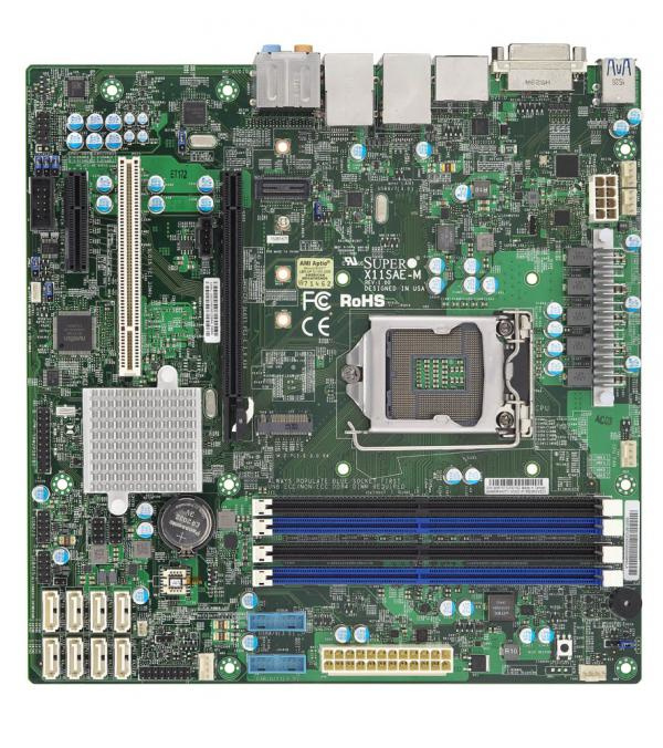 Pllakë amë Supermicro X11SAE-M Intel C236 LGA 1151 (Socket H4) micro ATX