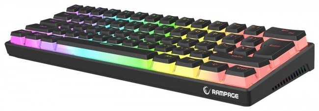 Tastierë Rampage Radiant K11, Outemu Red, RGB, e zezë