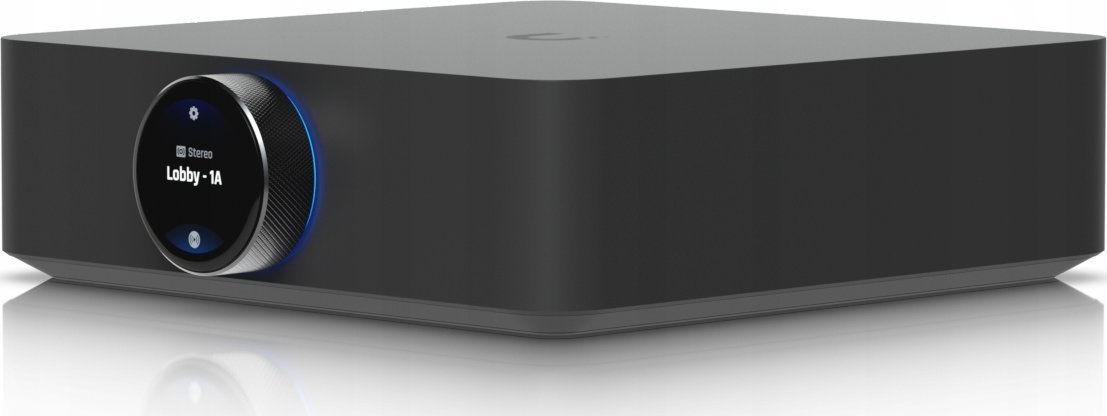 Përforcues audio Ubiquiti PowerAmp Home, multi zonë, streaming, i zi