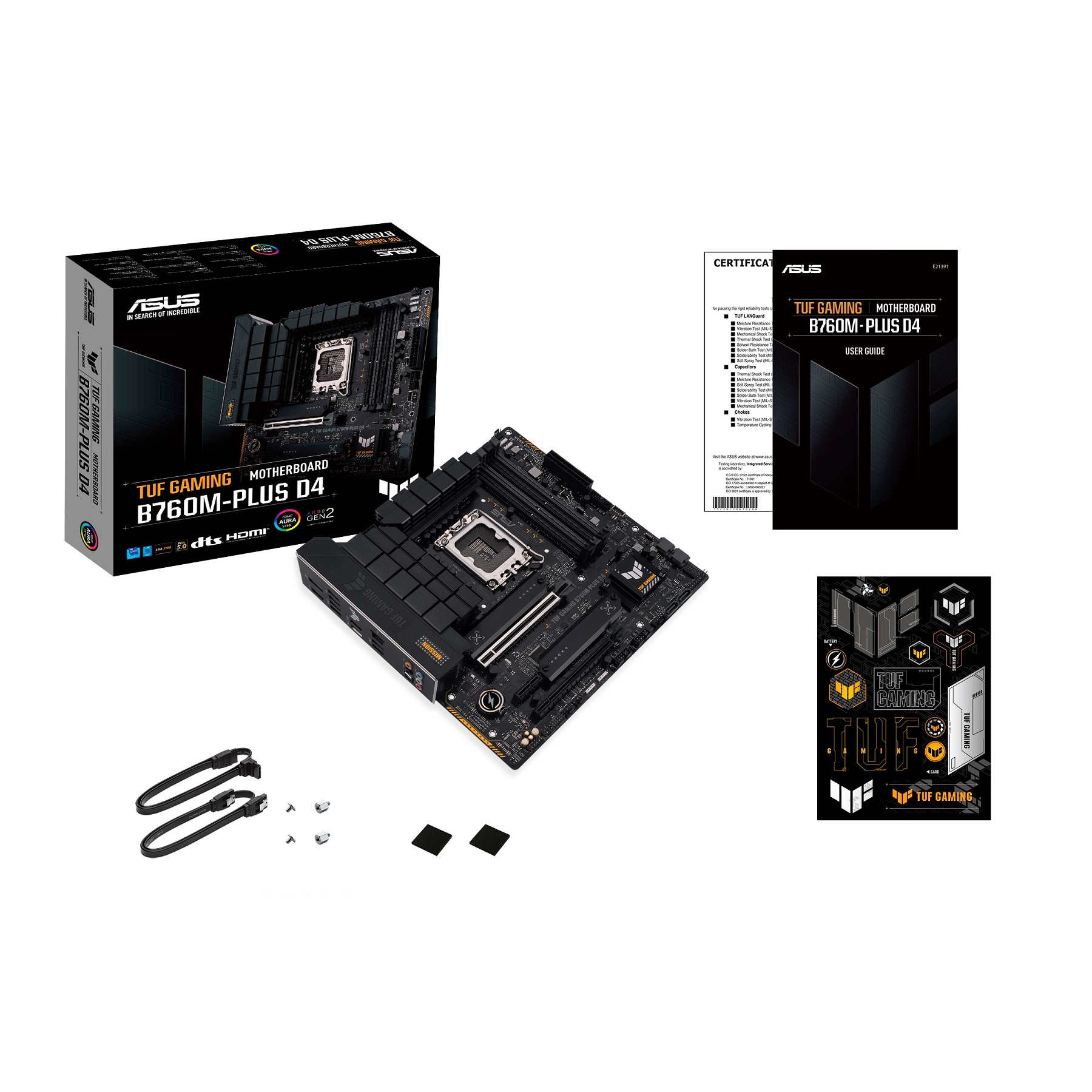 Pllakë amë ASUS TUF GAMING B760M-PLUS D4, LGA 1700, mATX