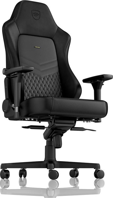 Karrige gaming Noblechairs HERO Real Leather, ergonomike, e zezë