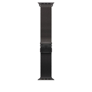 Apple Watch 49mm Loop, Black Titanium Milanese Loop, Medium