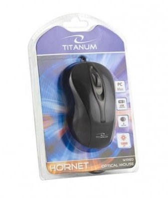 Maus Titanum TM103K, USB Type-A, i bardhë