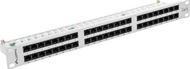 Patch Panel Lanberg 1U, 19", 48x RJ45, Cat.6, сив