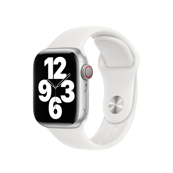 Apple Watch 41mm Band, White Sport Band