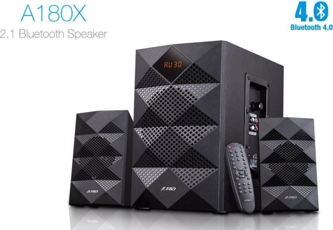 Sistem zërimi Fenda F&amp;D A180X, 42W RMS, Bluetooth, i zi