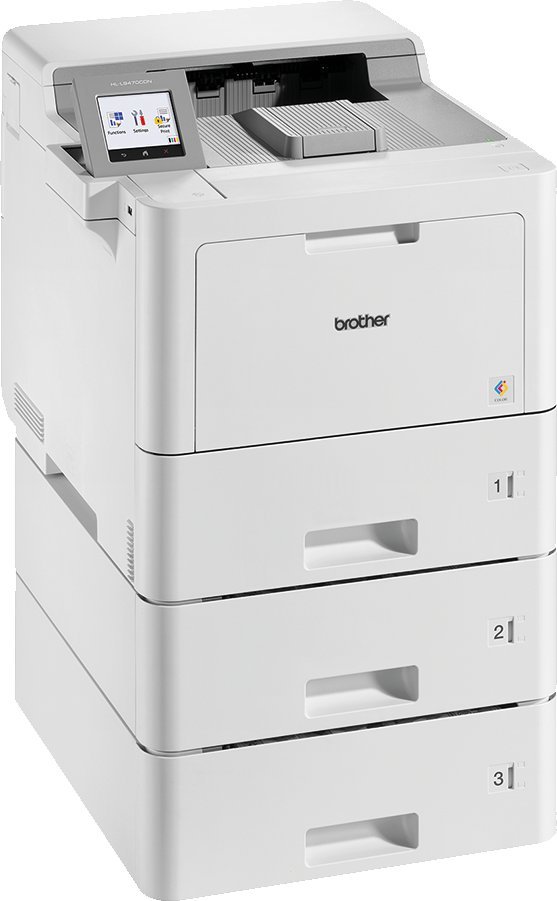 Printer lazer me ngjyra Brother HL-L9470CDNTT, 40 faqe në minutë, 2400 x 600 DPI, gri