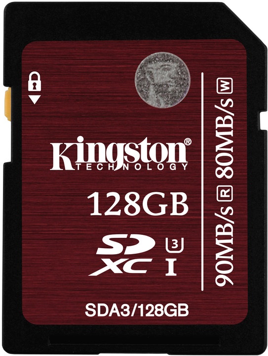 Kartë memorie Kingston RAM UHS-I U3 128GB