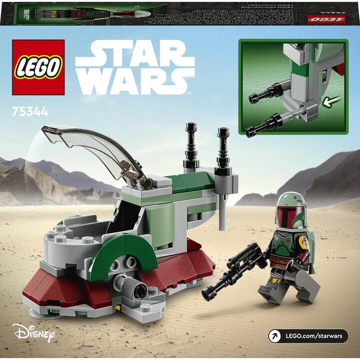 Set LEGO® Star Wars™ 75344 Boba Fett Microfighter, 85 pjesë