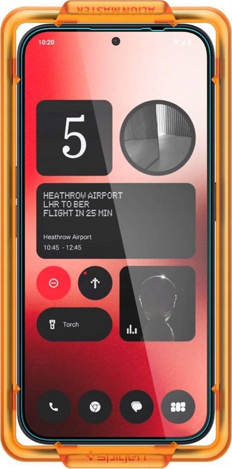Xham mbrojtës Spigen AlignMaster Glas.TR për Nothing Phone 2a, 2 copë, transparent