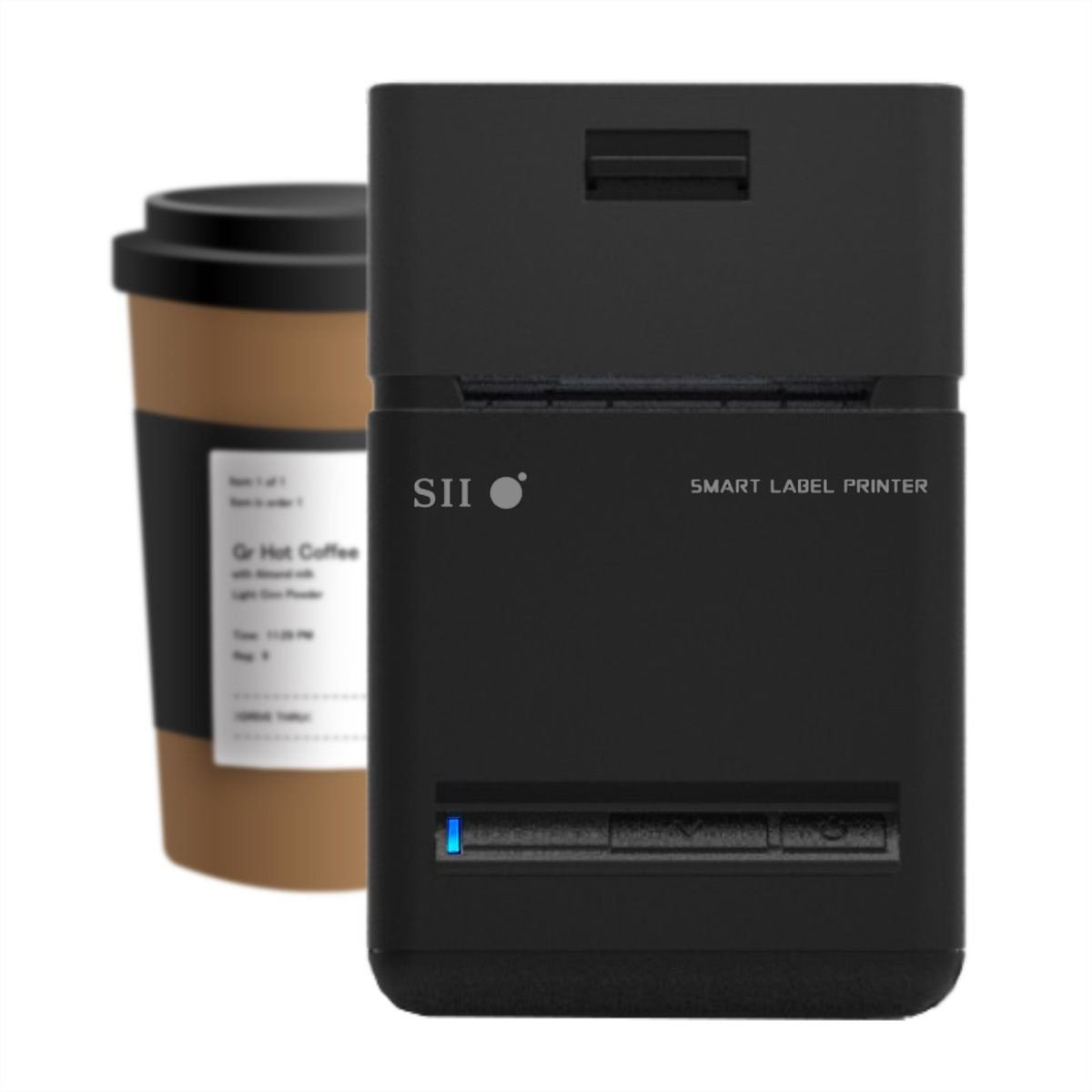 Printer etiketash Seiko Instruments SLP720RT, termik, Ethernet dhe USB, gri