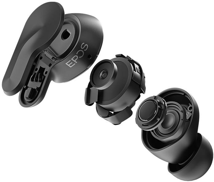 Kufje in ear EPOS Adapt E1, Bluetooth, ANC, të zeza