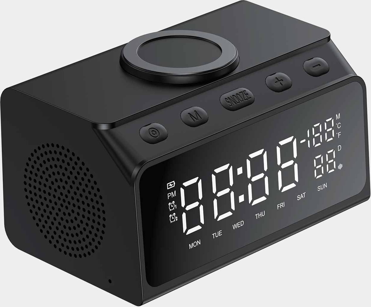 Karikues wireless Havit W3041, 6 në 1, me ekran LED, i zi