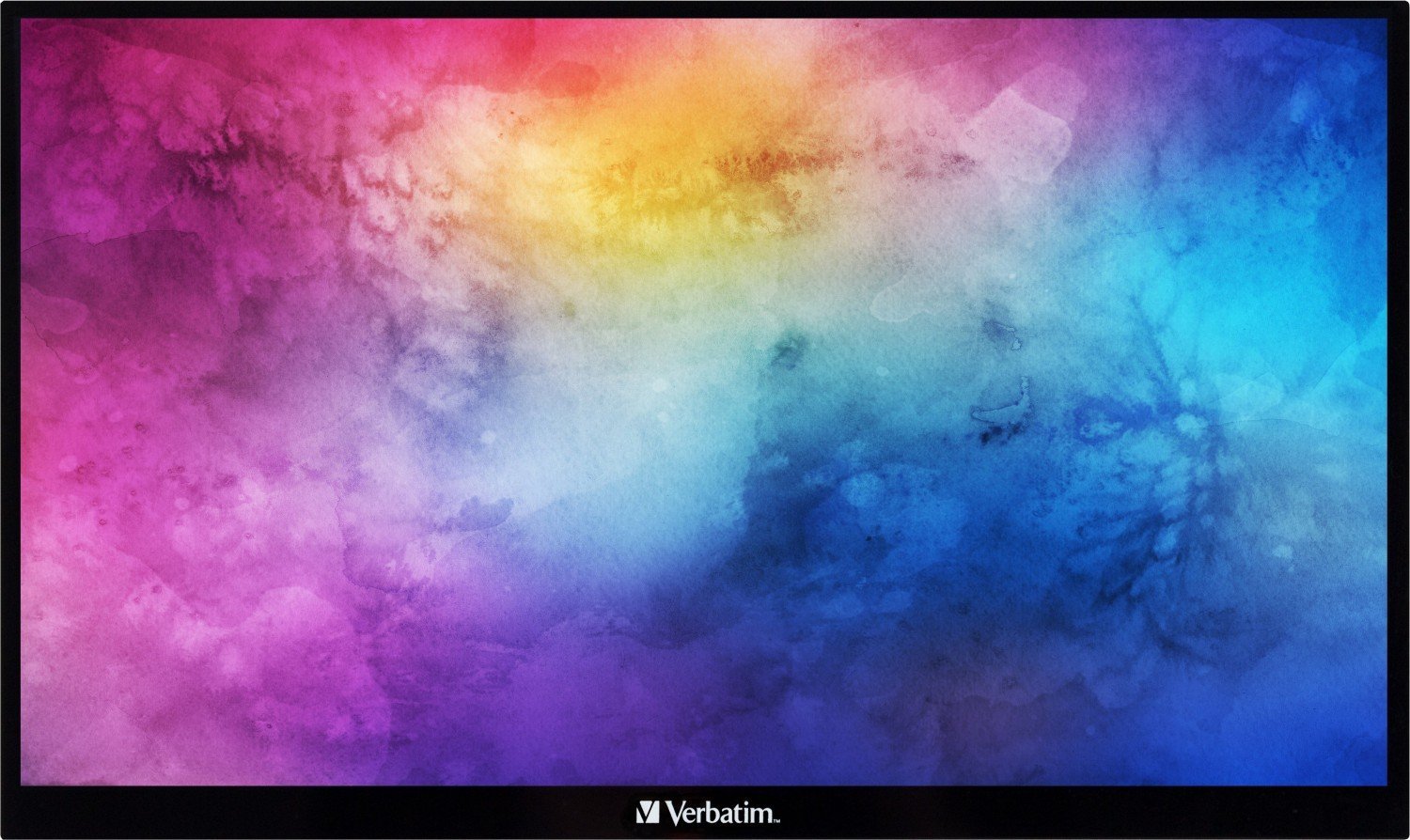 Monitor portativ Verbatim PMT-15, 15.6", Full HD, IPS, me prekje