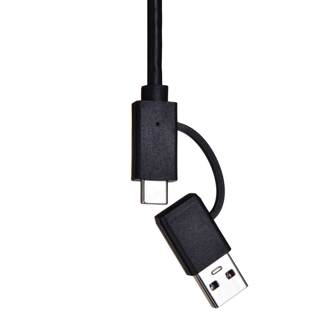 Përshtatës Unitek U1313C, USB-A/C në RJ45, 2.5 Gbps, i hirtë