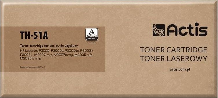 Toner printeri Actis TH-51A, zëvendësues 51A, i zi