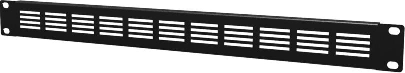 Panel bosh për raft serveri BSV Series 19", çelik 1.5mm, me vrima ventilimi, i zi