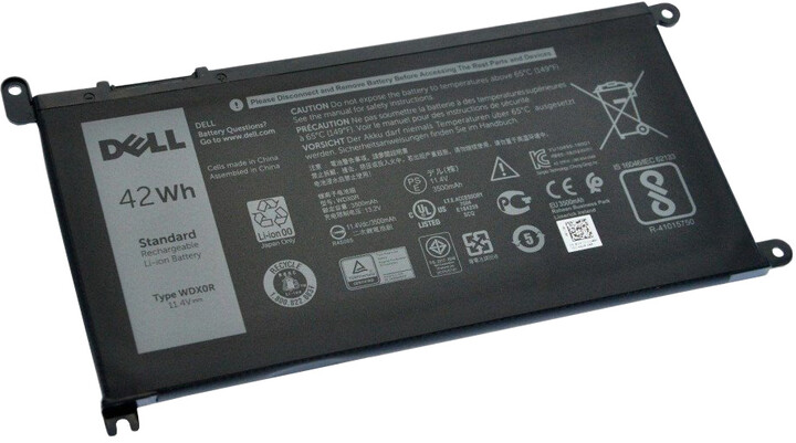 Bateri Dell 42W/HR LI-ION për laptop Dell Inspiron 5378, 5379, 5567, 5770, Vostro 5468, 5568, 5471, 5581, 11.4V, 3500mAh