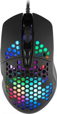 Maus C-Tech Scarab, 7200 DPI, RGB, USB, 7 butona, 7200 DPI, optik, i zi
