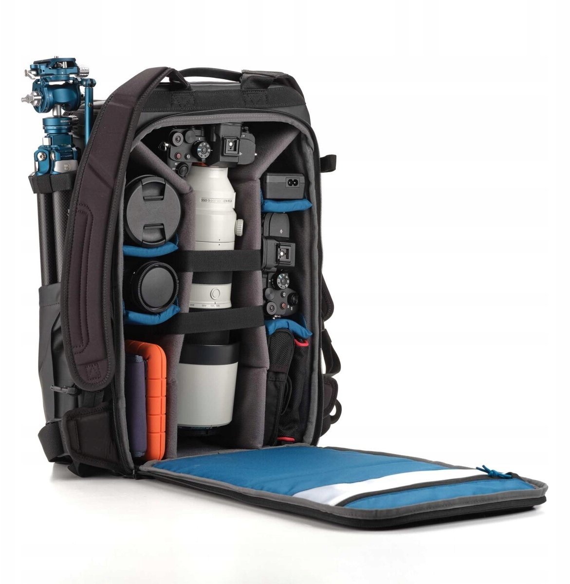 Shpinë fotografike Tenba Solstice V2 24L, xhep për laptop 16", e zezë