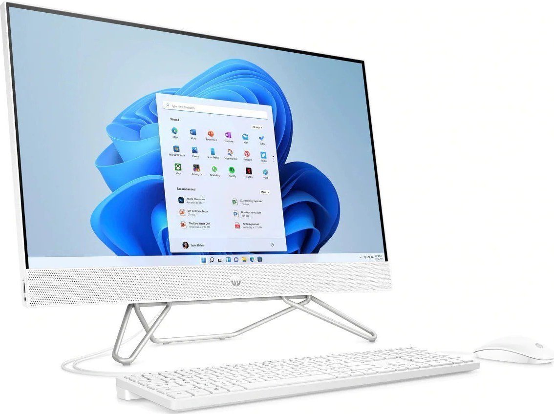 Kompjuter AIO HP 24-cb1009ny, Intel Core i5-1235U, 23.8" FHD, 8GB RAM, SSD 512GB