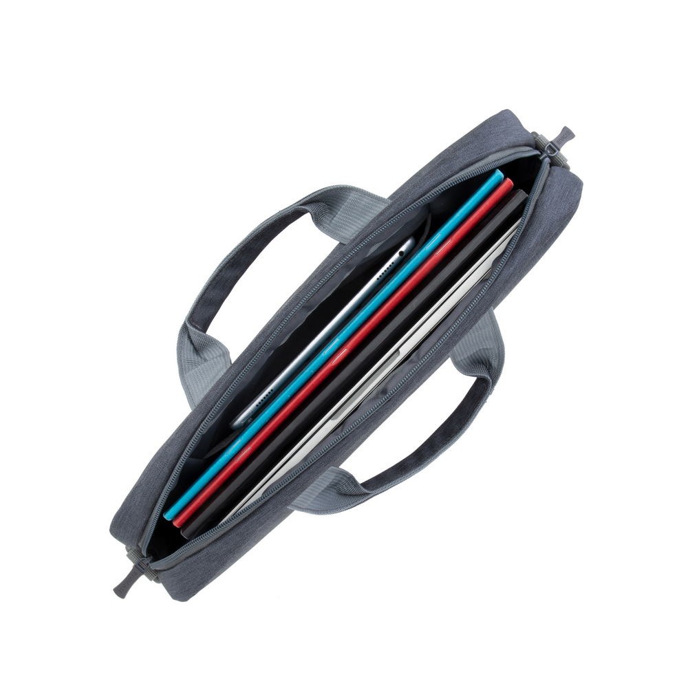 Çantë dore për laptop RivaCase 7522, 14", e hirtë