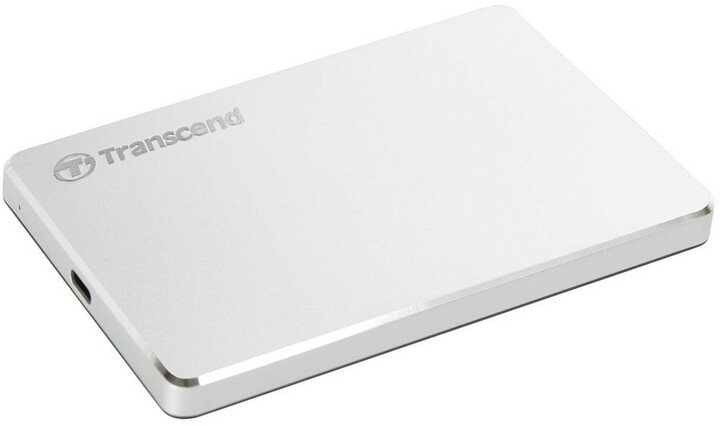 Надворешен диск Transcend StoreJet 25C3S - 1TB, сребро