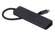 USB Hub USB-C Unitek uHUB Q4 Next 4-në-1, i hirtë