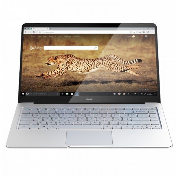 Laptop UMAX VisionBook 14Wg Pro, 14.1 ", Intel Celeron N4000, 4GB RAM, eMMC 64GB, i argjendtë