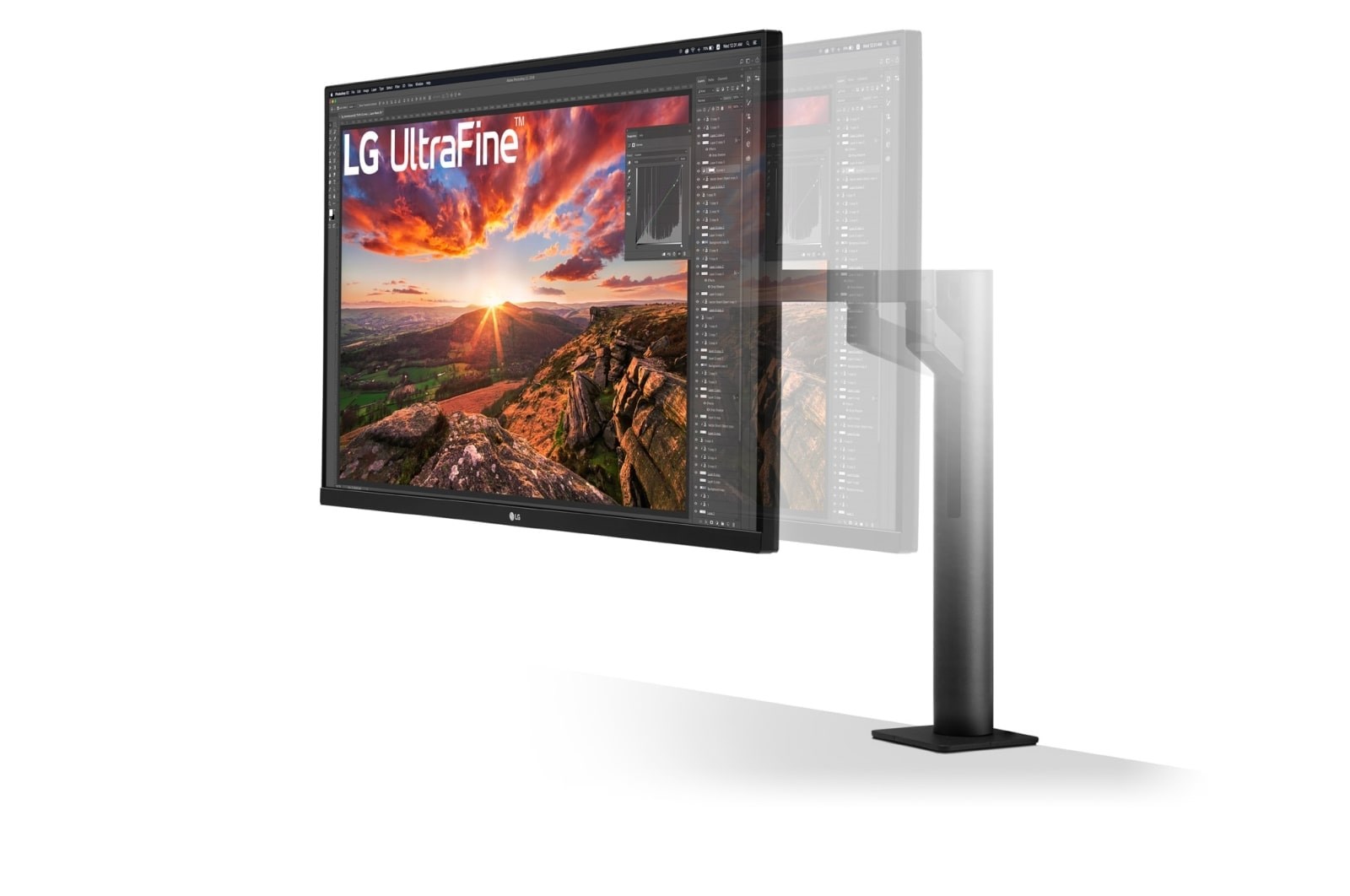 Monitor LG 32UN880P-B, 32", 3840 x 2160, 4K Ultra HD, 60 Hz, i zi