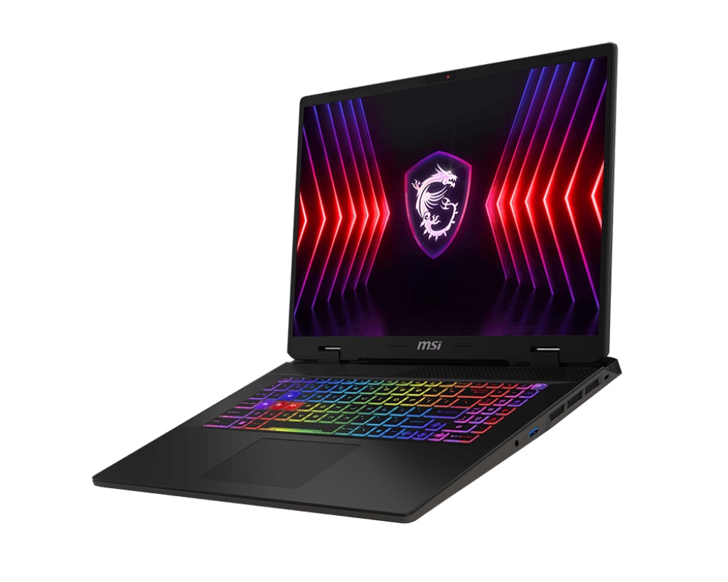 Laptop MSI Sword 17 HX B14VGKG, 17", QHD+, Intel Core i7-14700HX, 8GB RAM, 1TB SSD, NVIDIA GeForce RTX 4070, i zi