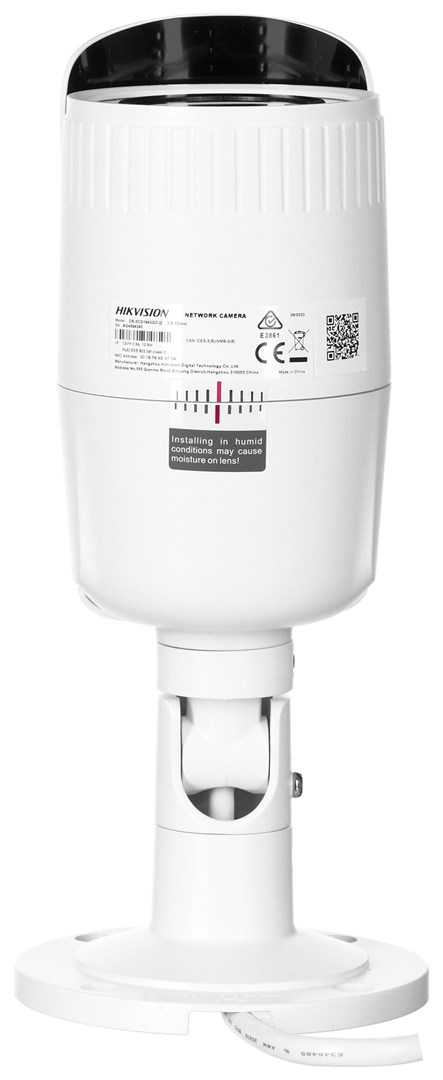 Kamerë sigurie Hikvision DS-2CD1643G2-IZ, 4 MP, 2560 x 1440, me detektim të lëvizjes, e bardhë