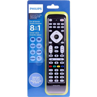 Telekomandë universale Philips SRP2018/10, 8-in-1, e zezë Telekomandë universale Philips SRP2018/10, 8-in-1, e zezë