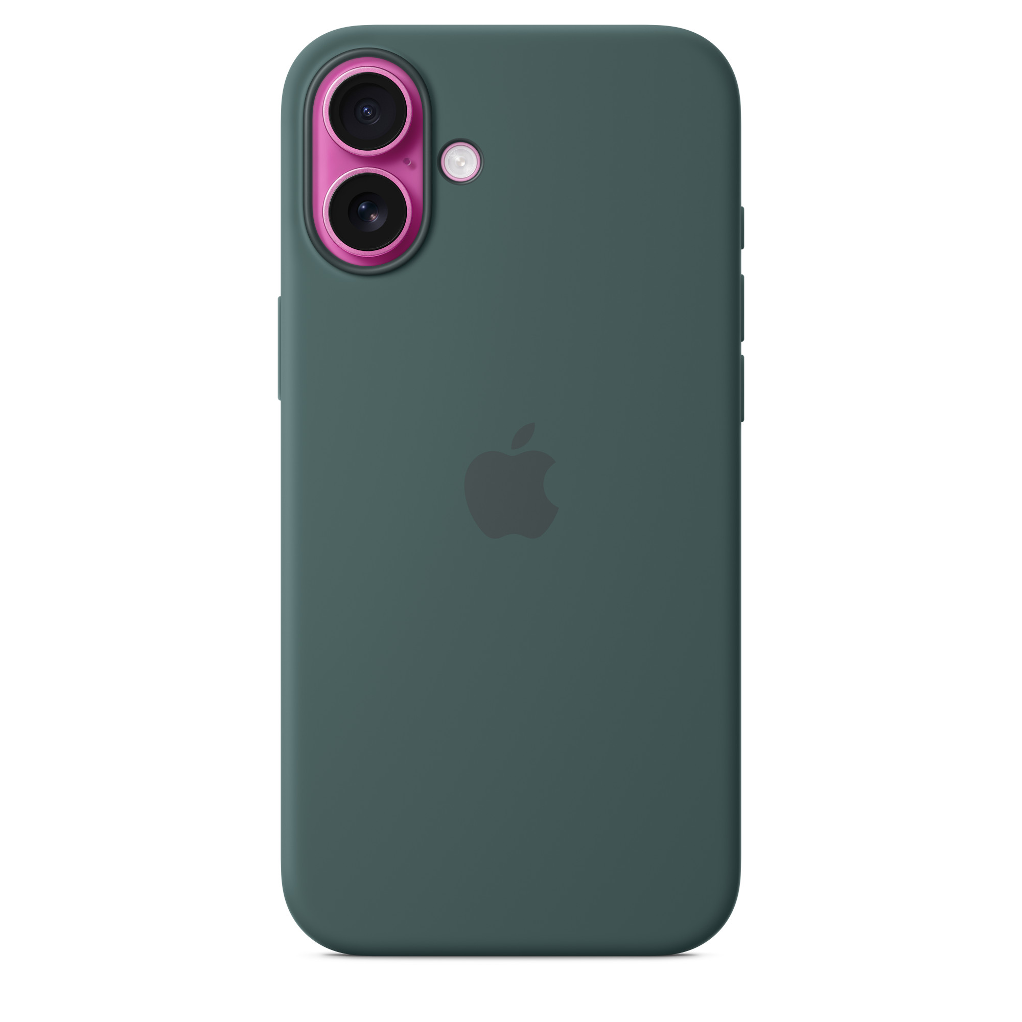 Apple iPhone 16 Plus Silicone Case with MagSafe, Lake Green (Seasonal)