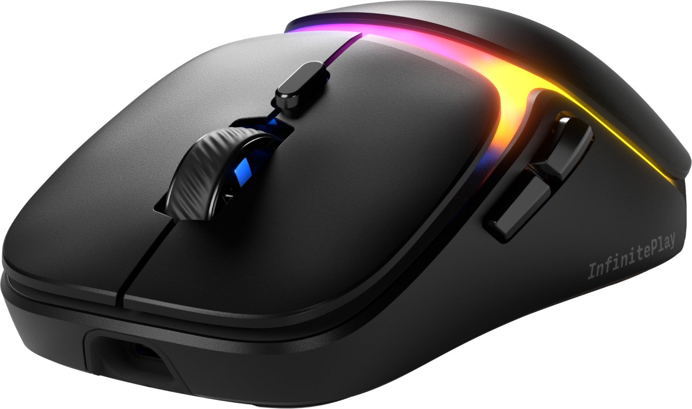 Maus gaming Glorious Model O3 Wireless InfinitePlay, optik, RGB, i zi