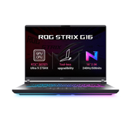 Laptop ASUS ROG Strix G16 16″, Intel Core Ultra 9 275HX, RTX 5070 Ti, 32 GB RAM, 1 TB SSD, i hirtë