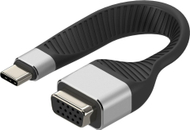 Adaptues video Techly ICOC-USBC-VGA, USB Type C në VGA, 0.12 m, i bardhë