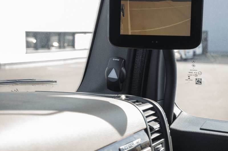 Sistem asistence kthimi Axion ICA Turn-Assist AI40, kamerë AI, ekran LED paralajmërues, i zi