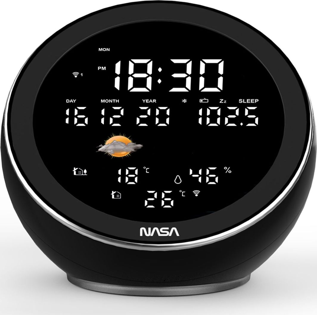 Stacion moti NASA Weather Station WSP1500, e zezë