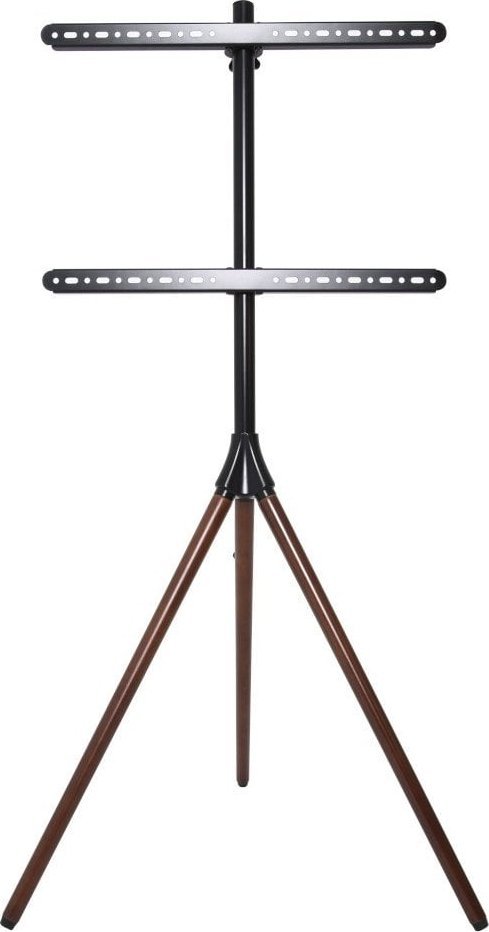 Stativ dyshemeje për TV Techly Techly Floor Tripod Stand, 32-65", 35kg, kafe e zezë